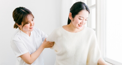 常勤の理学療法士によるリハビリテーション